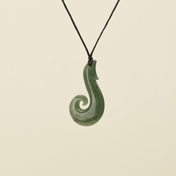 Hei Matau Whale's Tail Pendant