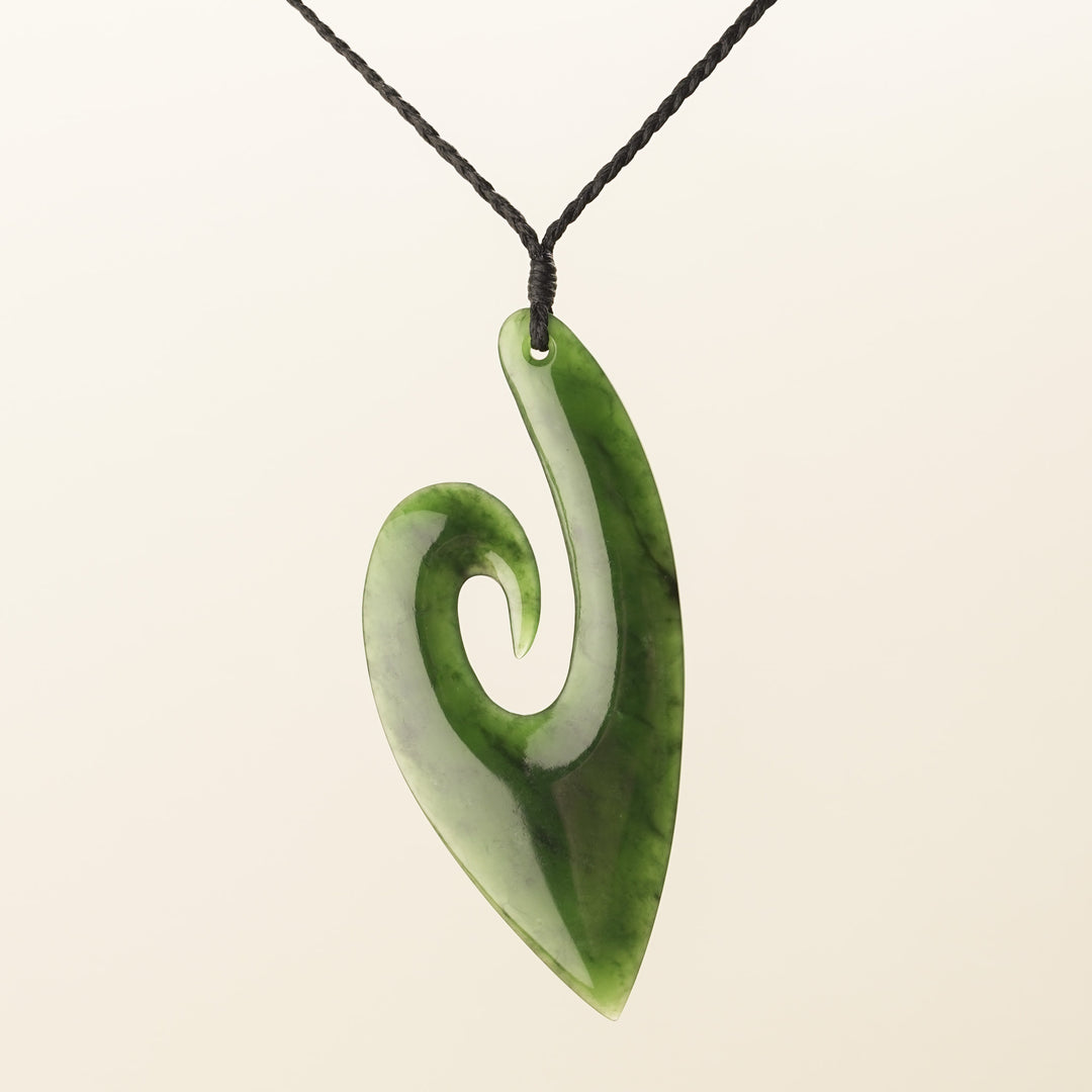 Kahurangi Pounamu Hei Matau L Pendant