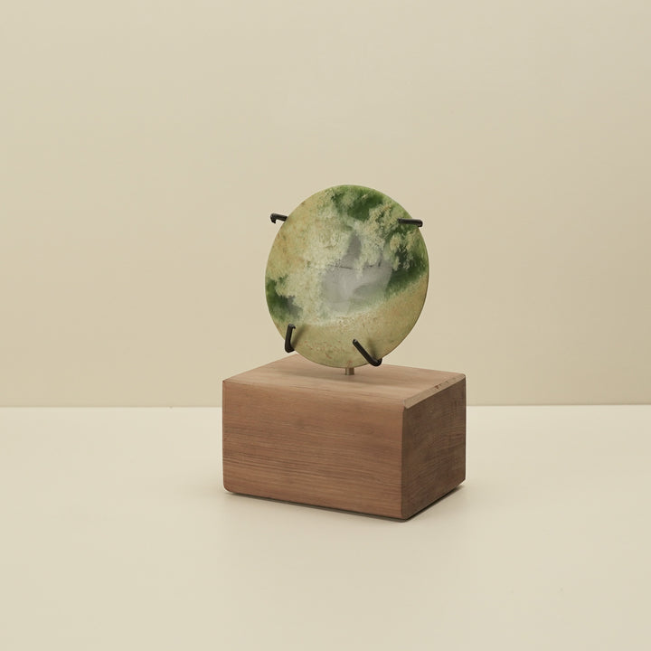 Porowhita Flower (Putiputi) Pounamu Sculpture