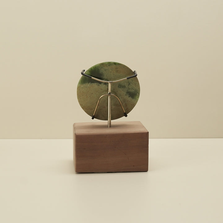 Porowhita Flower (Putiputi) Pounamu Sculpture