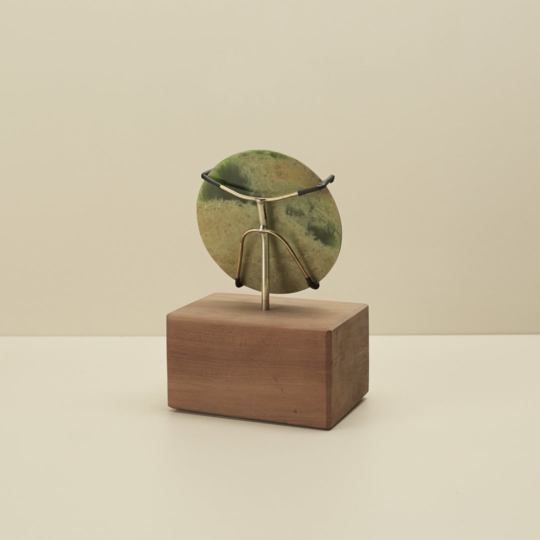 Porowhita Flower (Putiputi) Pounamu Sculpture