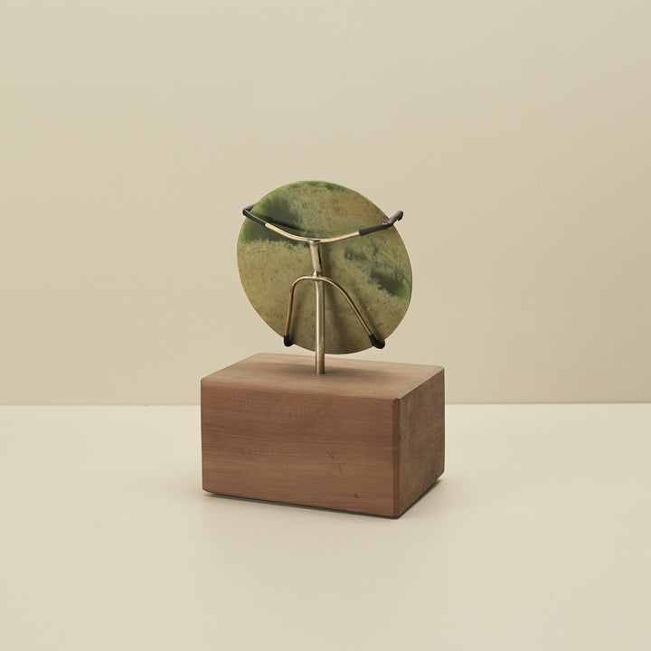 Porowhita Flower (Putiputi) Pounamu Sculpture