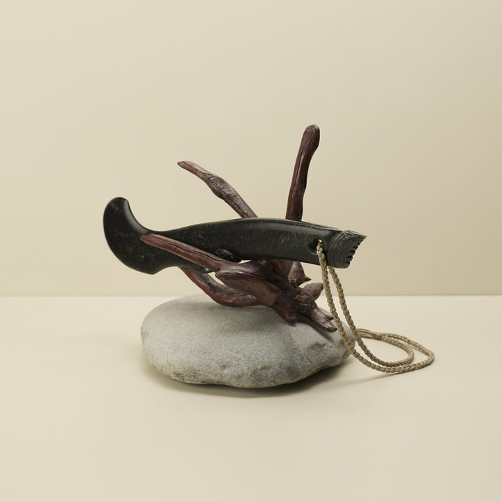 Wahaika Pounamu Club Sculpture – Kaitiaki of Tradition