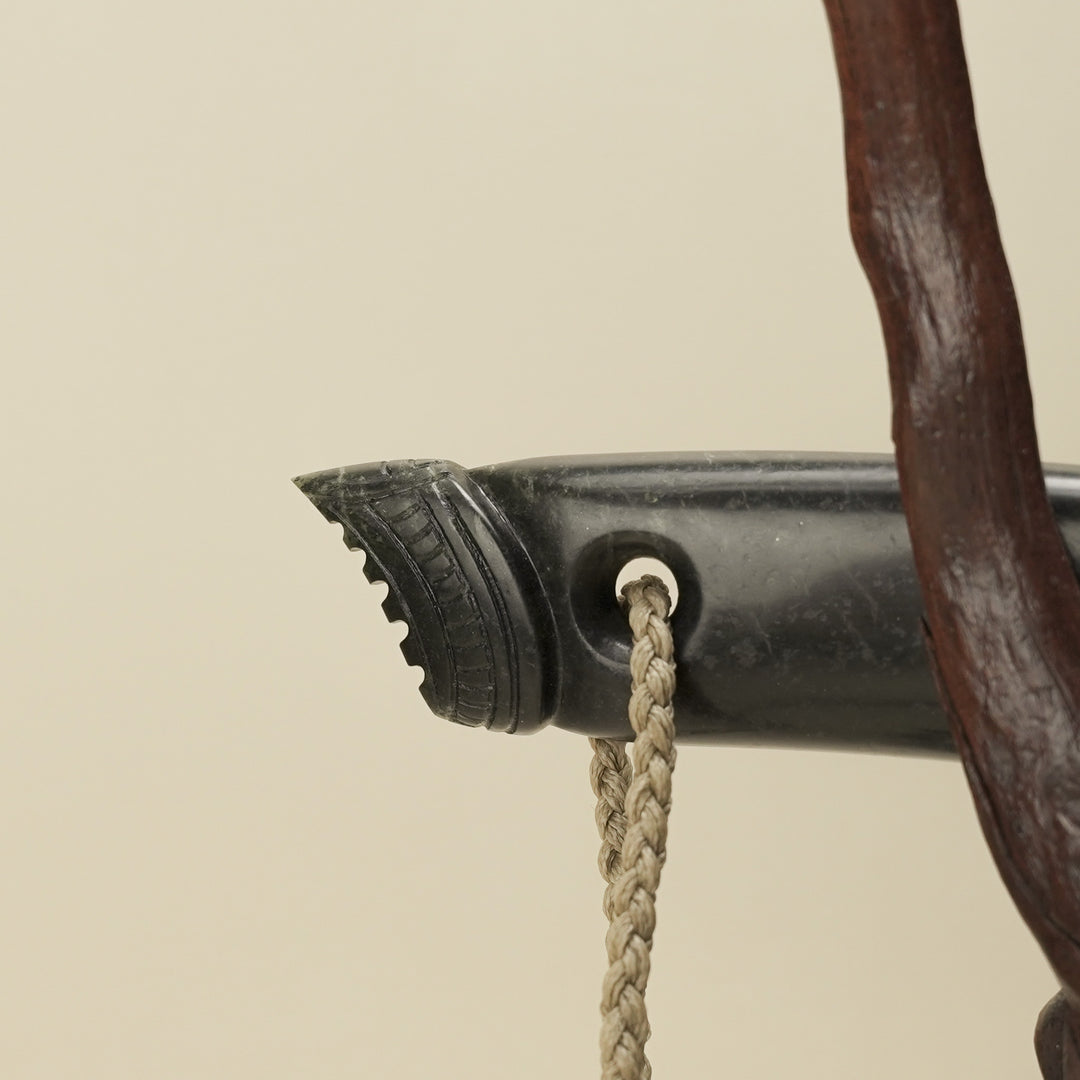 Wahaika Pounamu Club Sculpture – Kaitiaki of Tradition