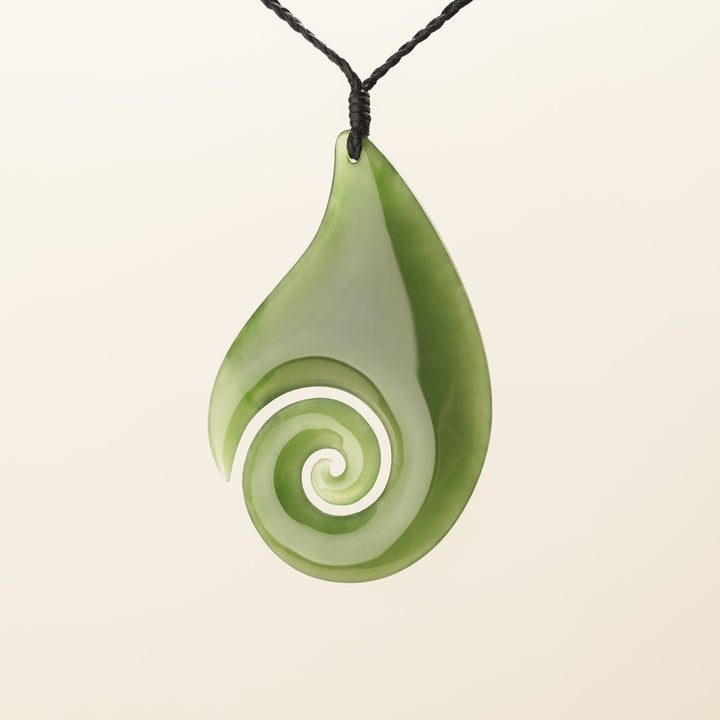 Kahurangi Pounamu Koru L Pendant