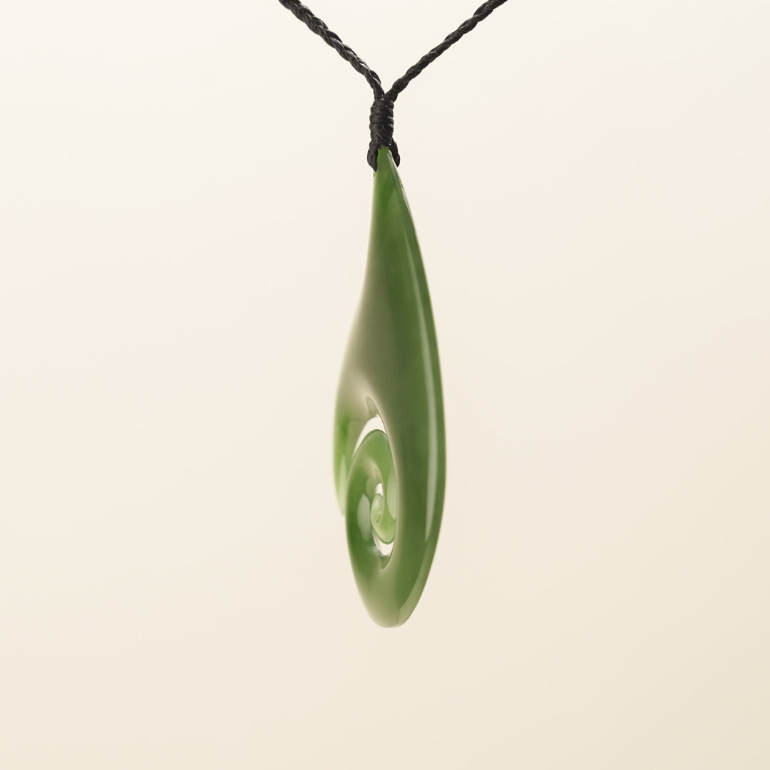 Kahurangi Pounamu Koru L Pendant