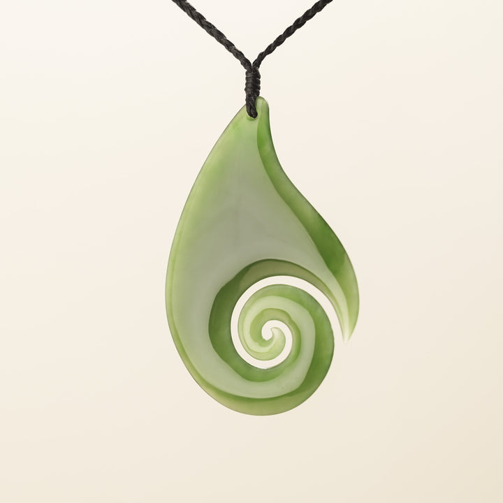 Kahurangi Pounamu Koru L Pendant