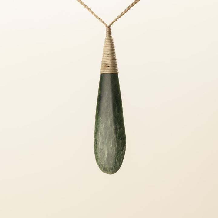 Large Roimata Pounamu Pendant