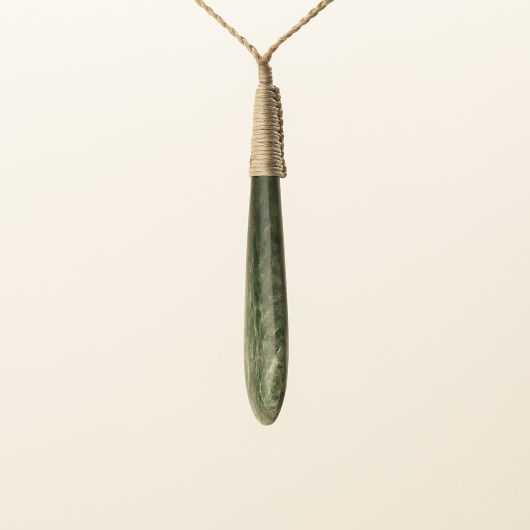 Large Roimata Pounamu Pendant