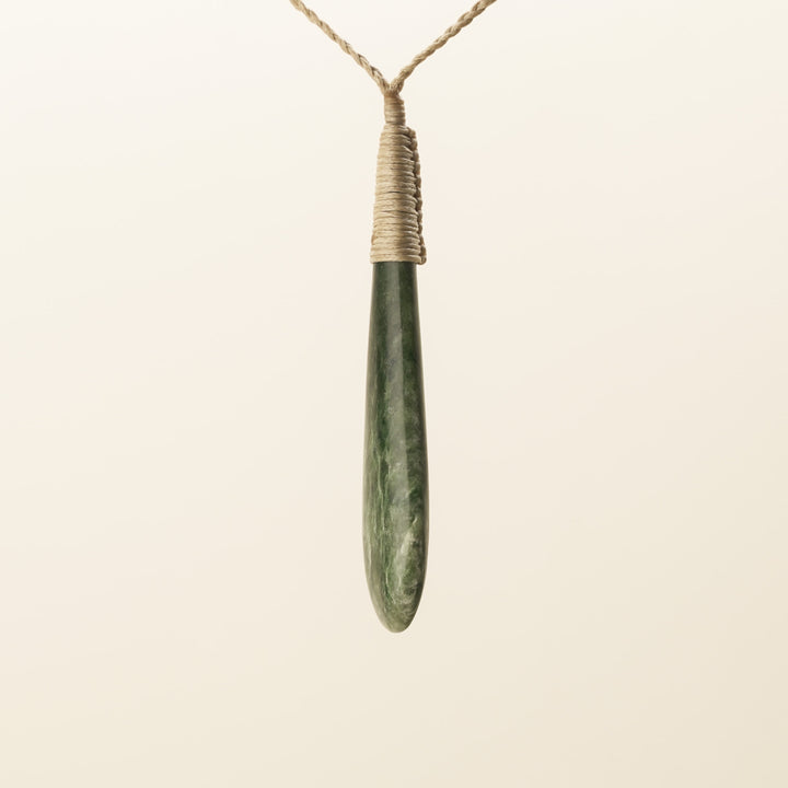 Large Roimata Pounamu Pendant