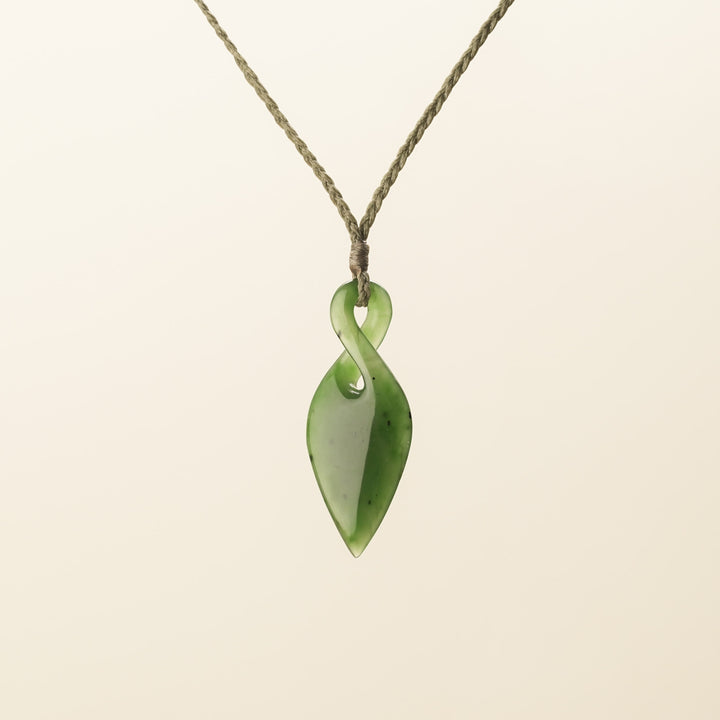 Single Pikorua Greenstone Pendant