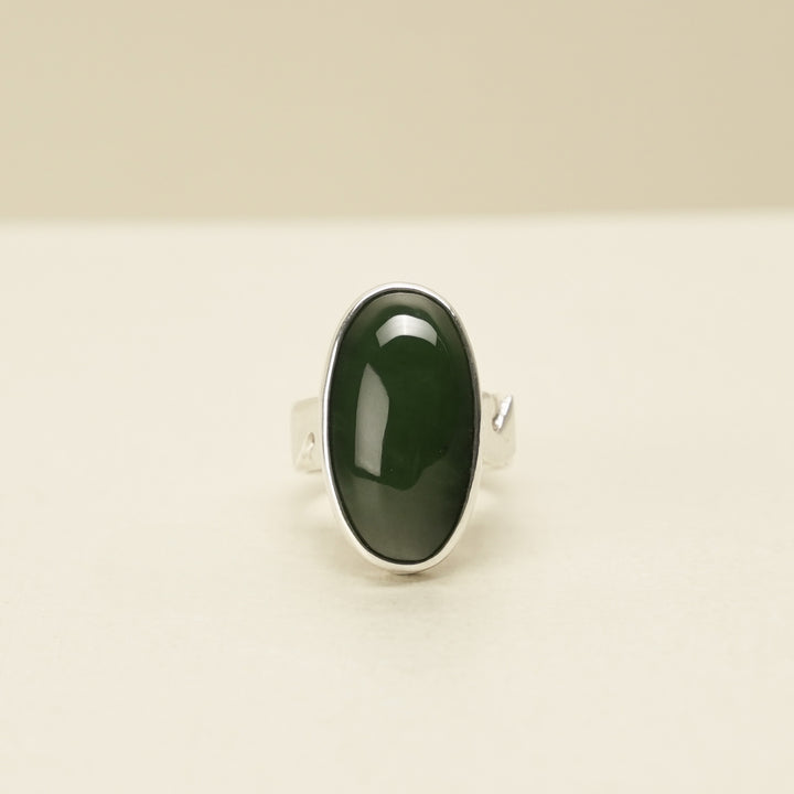 Sterling Silver Kawakawa Pounamu Ring