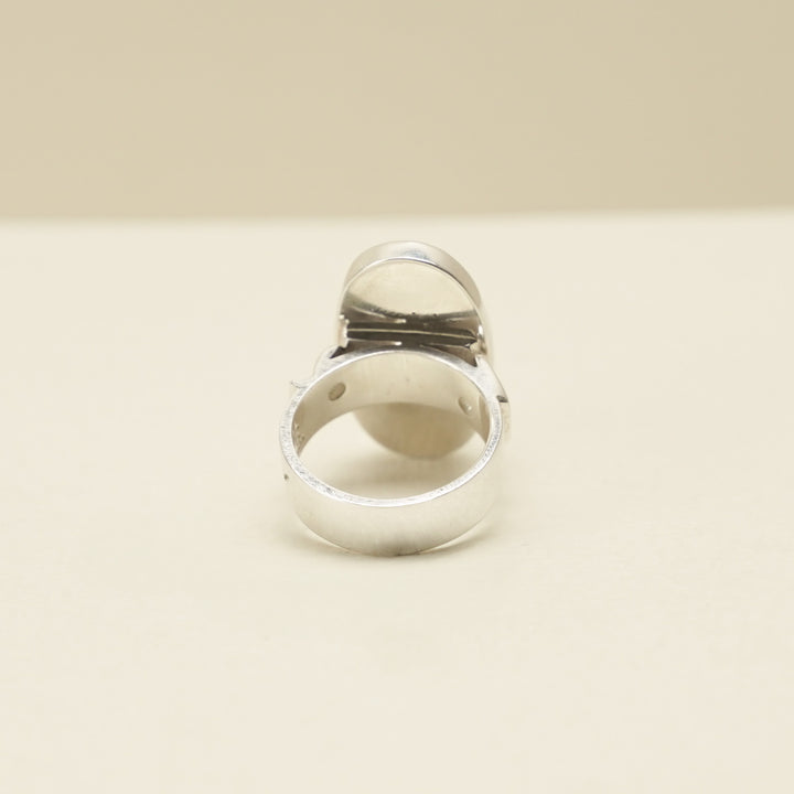 Sterling Silver Kawakawa Pounamu Ring