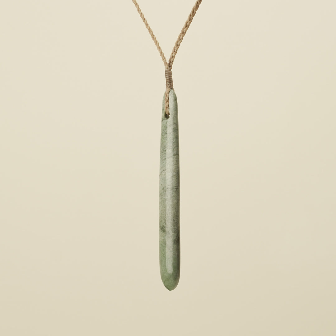 Roimata Inanga Pounamu Large Pendant