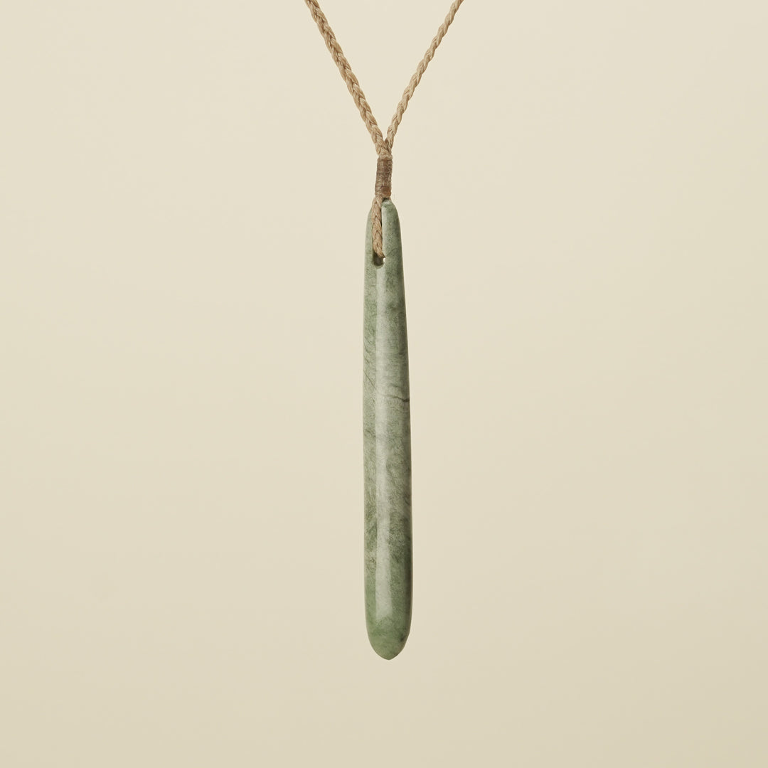Roimata Inanga Pounamu Large Pendant