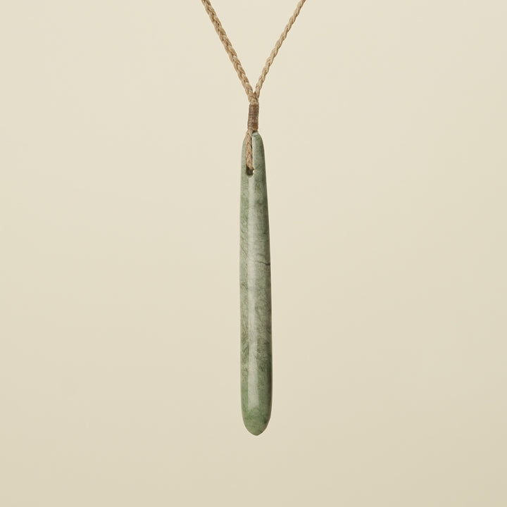 Roimata Inanga Pounamu Large Pendant