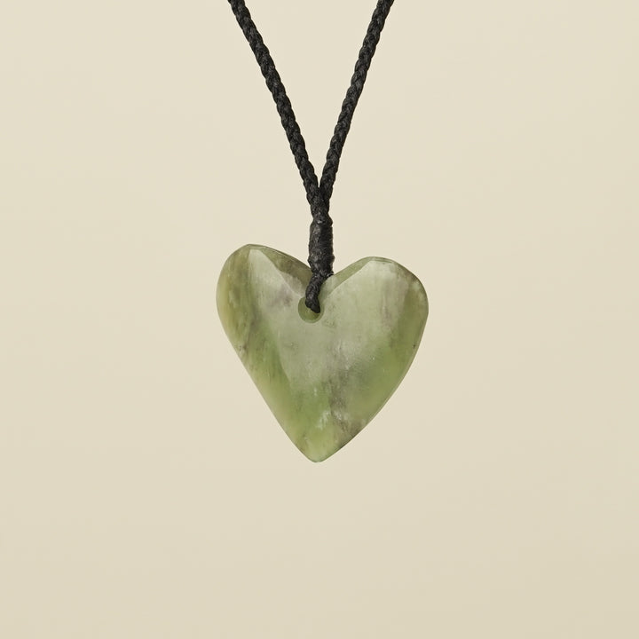 Manawa Heart Small Kahurangi Pounamu Pendant