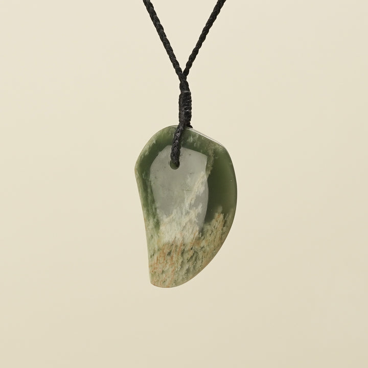 Niho Flower Putiputi Pounamu Medium Pendant