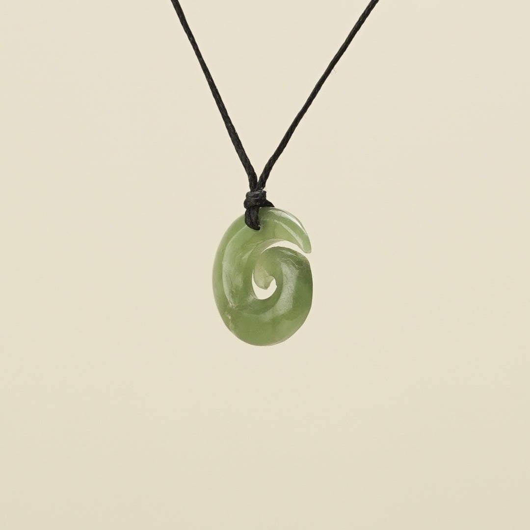 Extra Small Pounamu Koru Pendant