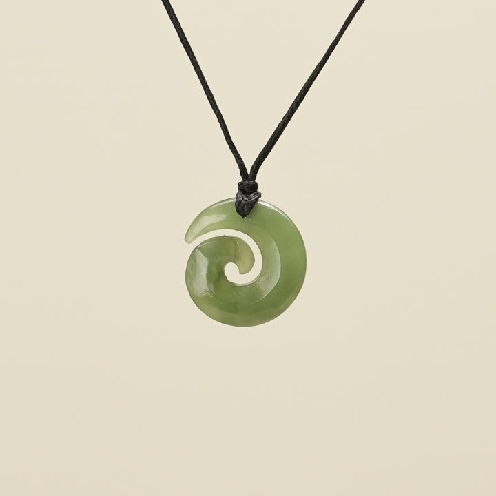 Extra Small Pounamu Koru Pendant