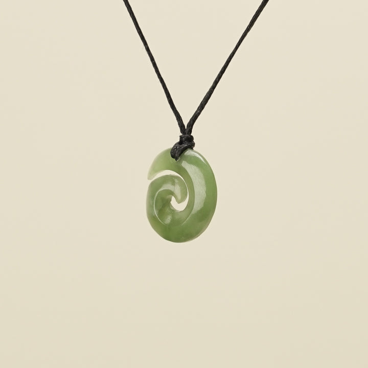 Extra Small Pounamu Koru Pendant