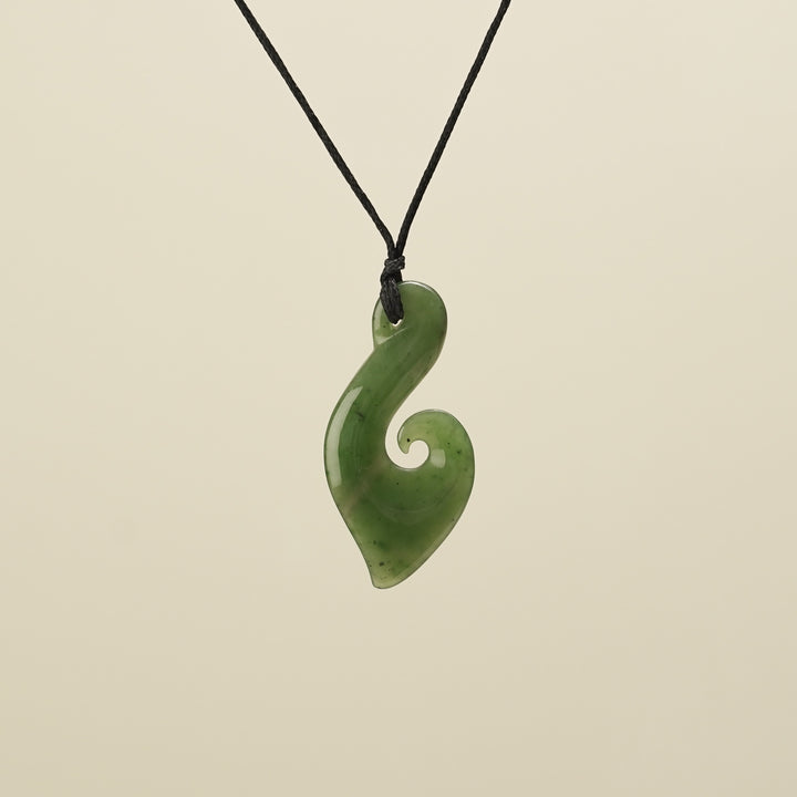 Hei Matau Kawakawa Large Pendant