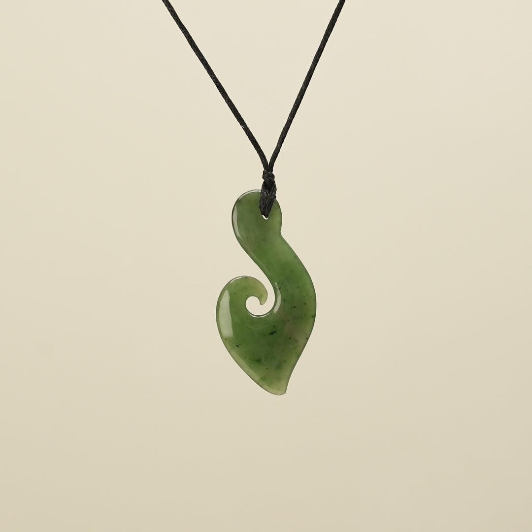 Hei Matau Kawakawa Large Pendant