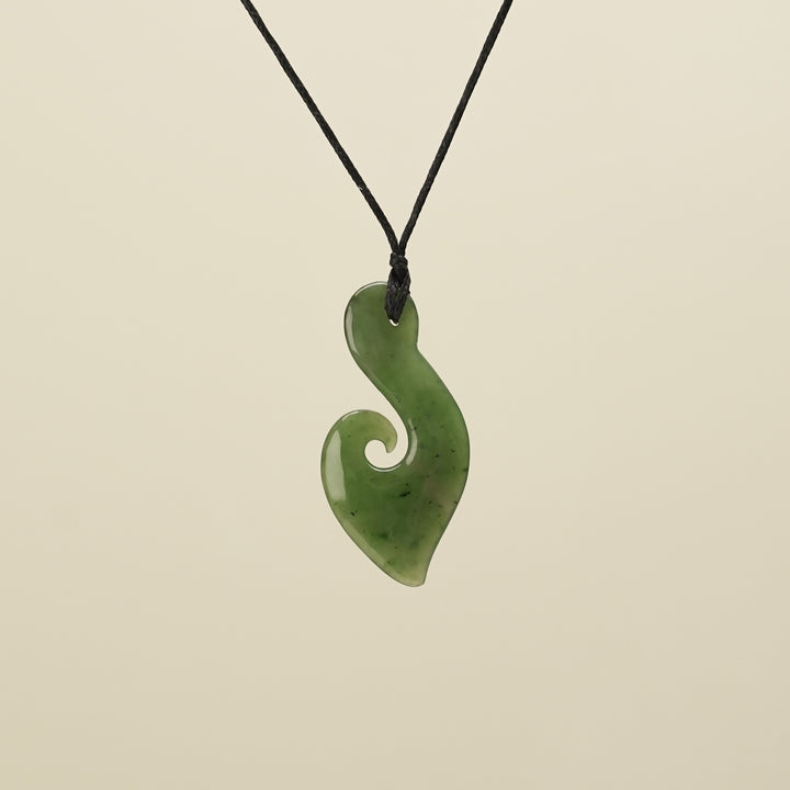 Hei Matau Kawakawa Large Pendant