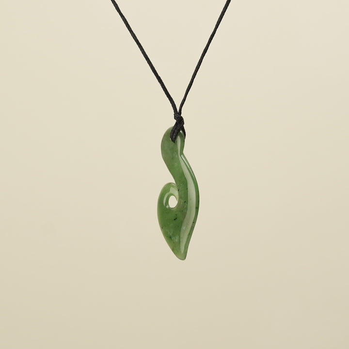 Hei Matau Kawakawa Large Pendant
