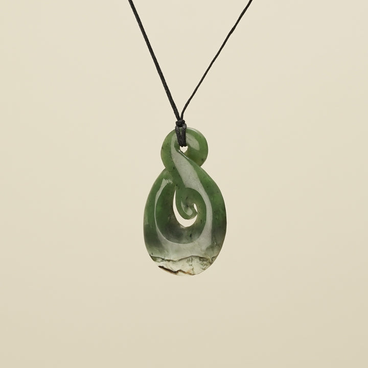 Kōkopu Pikorua with Koru Large Pendant
