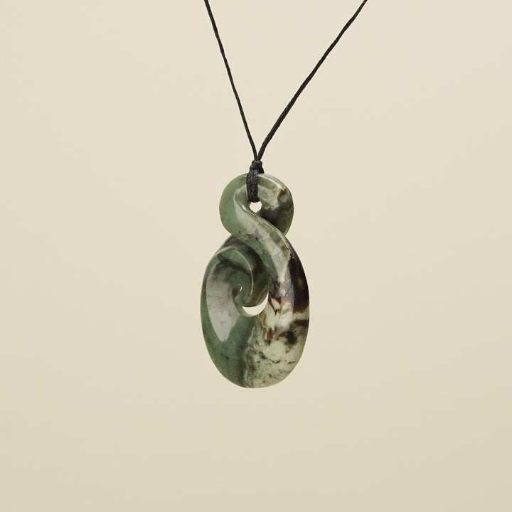 Kōkopu Pikorua with Koru Large Pendant