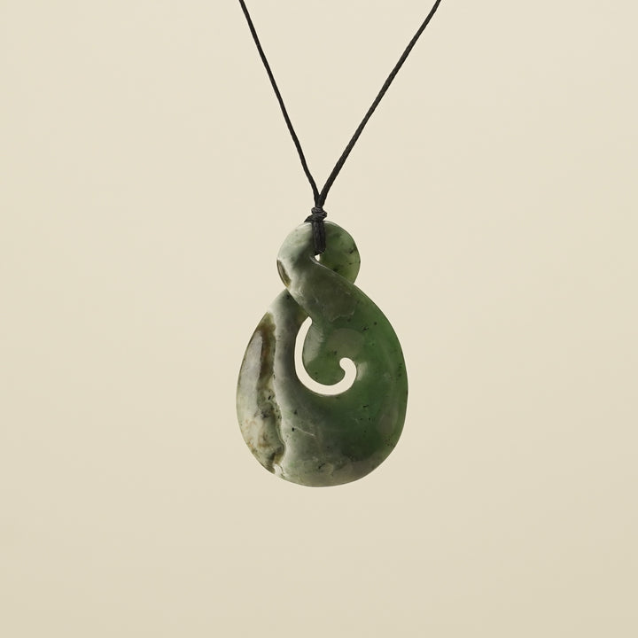 Kōkopu Pikorua with Koru Large Pendant