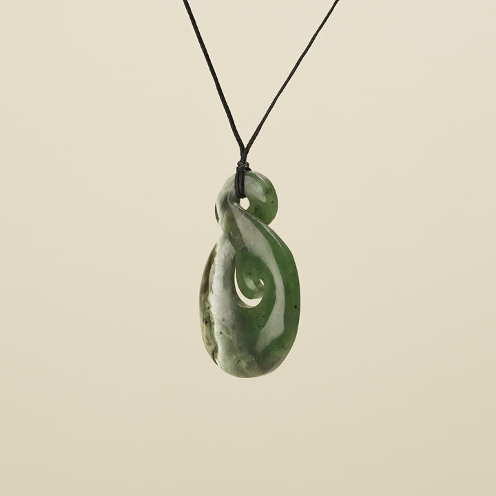 Kōkopu Pikorua with Koru Large Pendant
