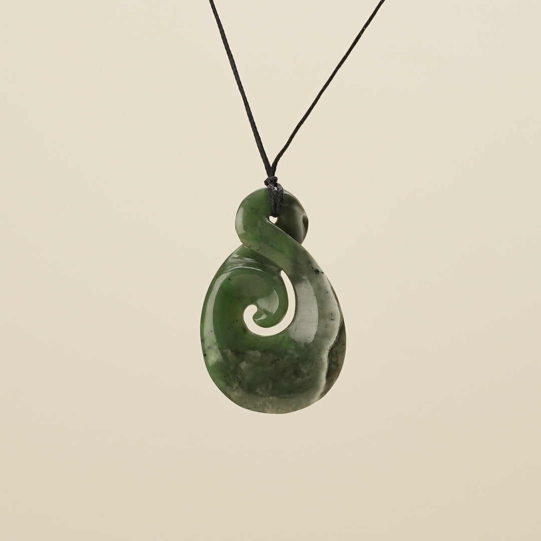 Kōkopu Pikorua with Koru Large Pendant