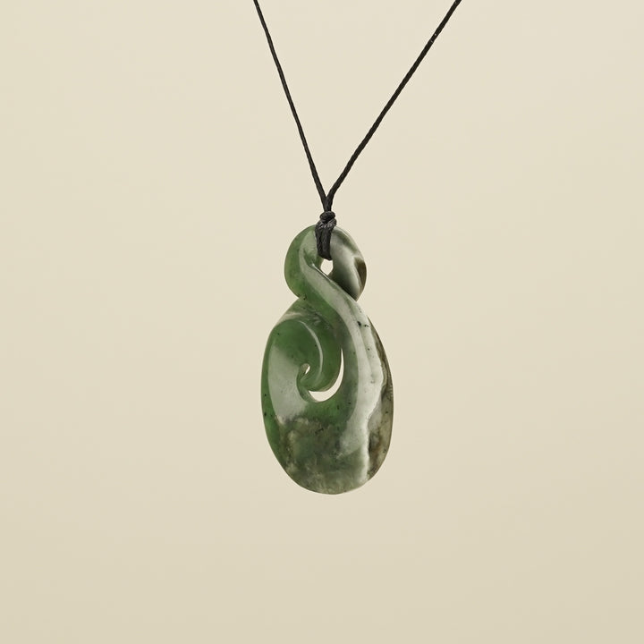Kōkopu Pikorua with Koru Large Pendant