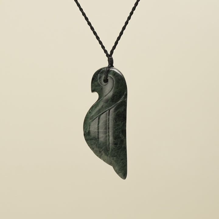 Manu Bird Large Pounamu Pendant