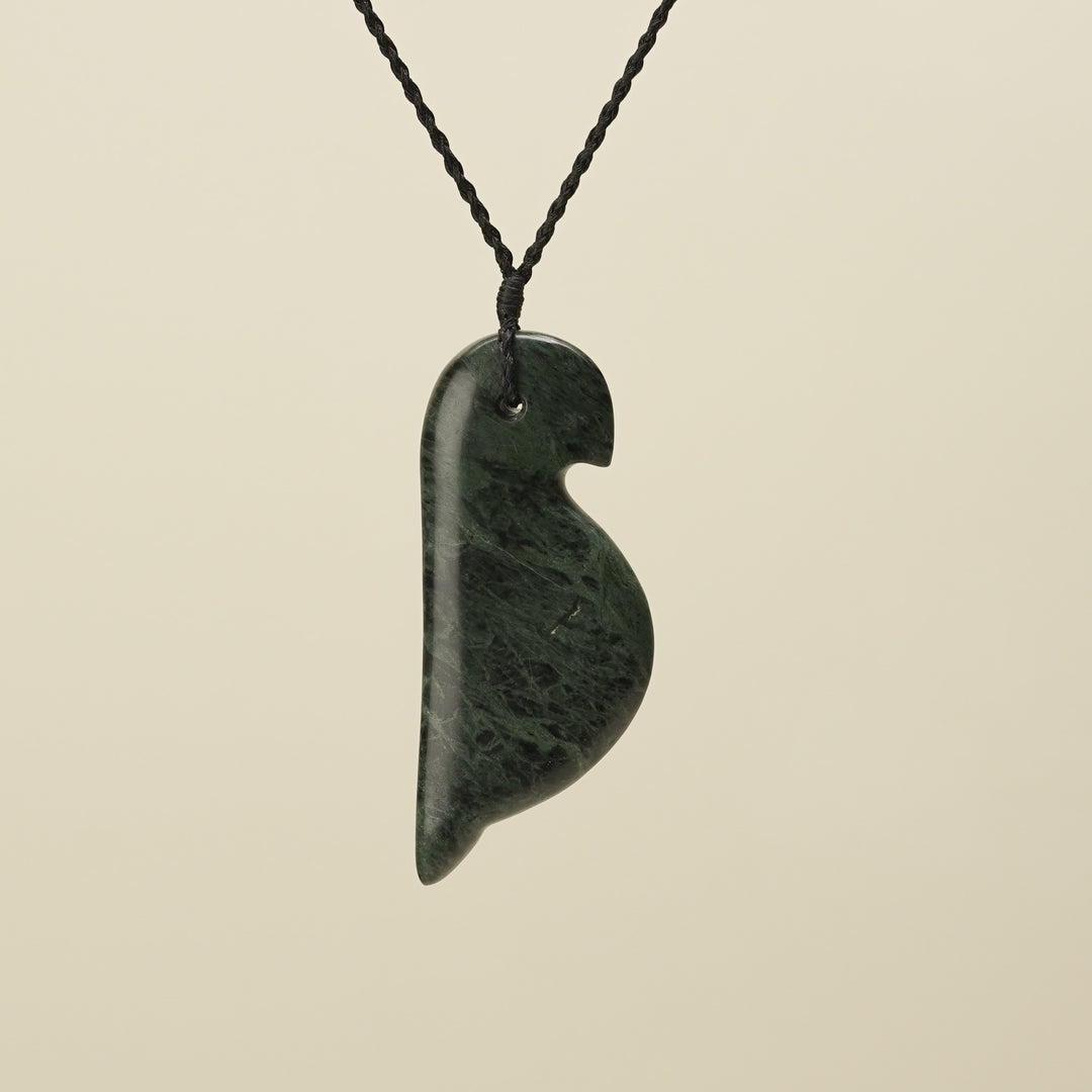 Manu Bird Large Pounamu Pendant