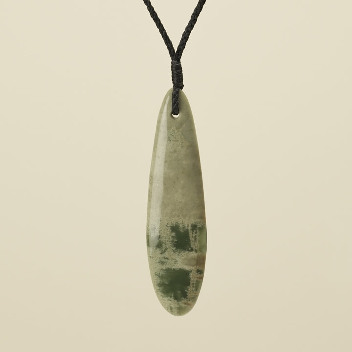 Roimata Raukaraka Pounamu Medium Large Pendant
