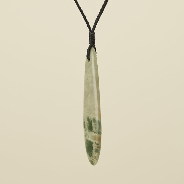 Roimata Raukaraka Pounamu Medium Large Pendant