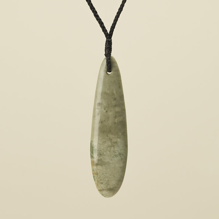 Roimata Raukaraka Pounamu Medium Large Pendant