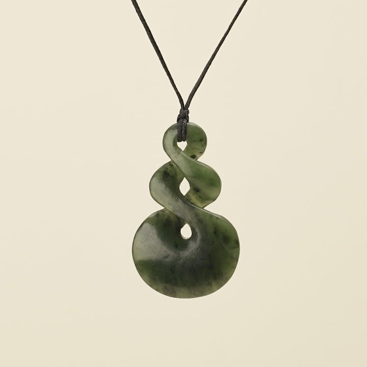 Double Pounamu Pikorua Large
