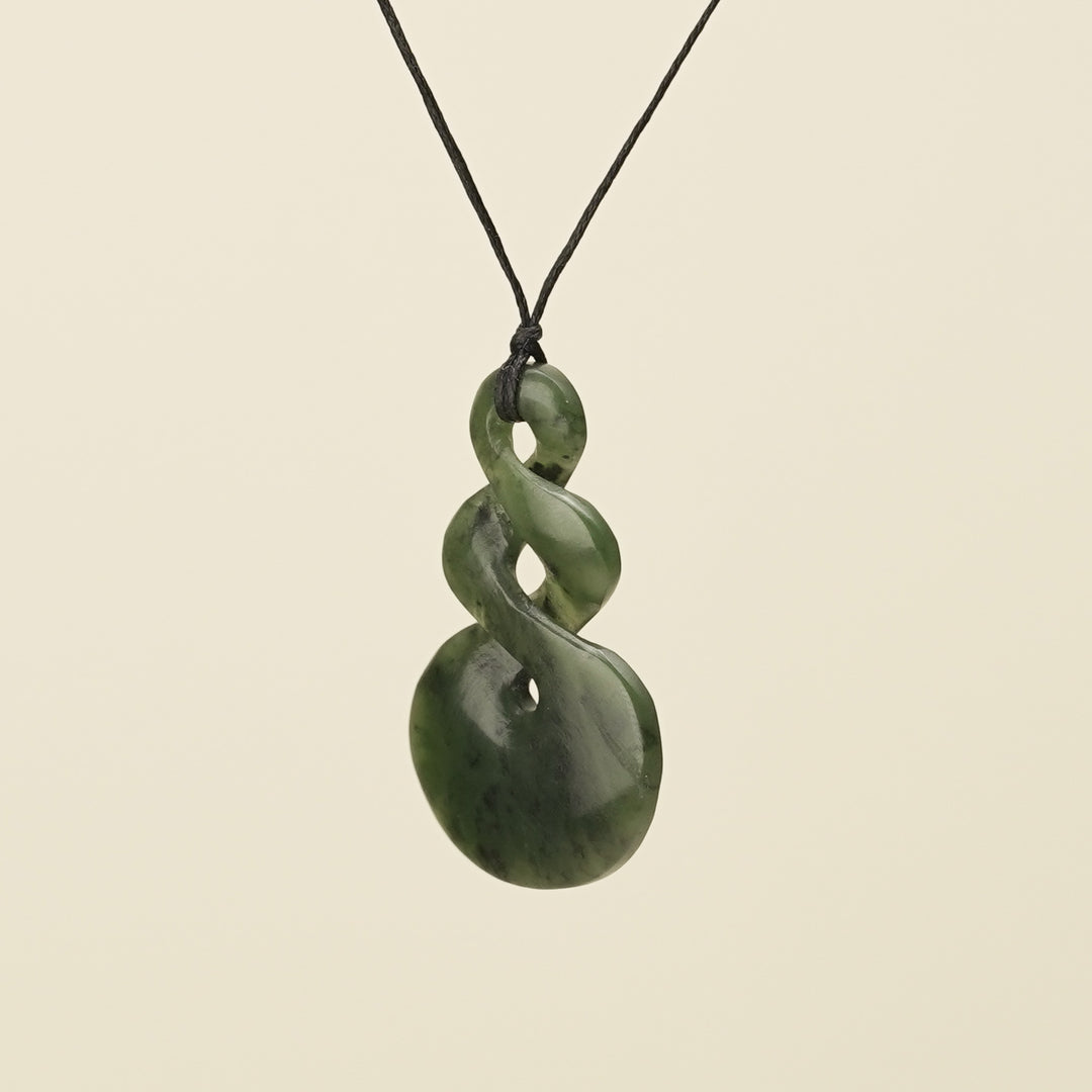 Double Pounamu Pikorua Large