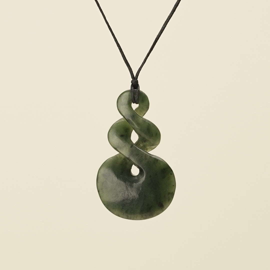Double Pounamu Pikorua Large