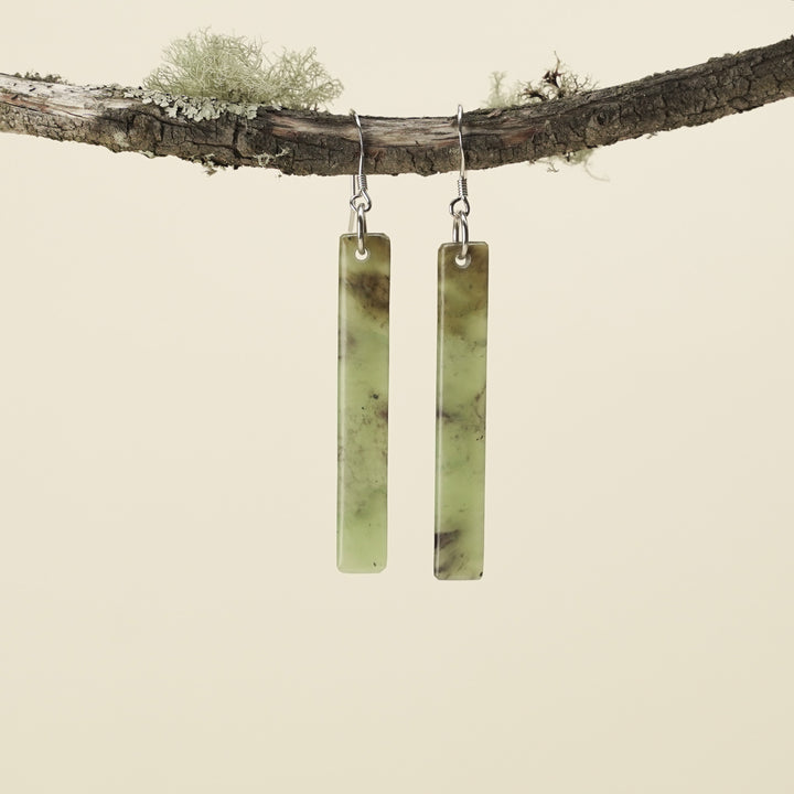 Drop Kahurangi Pounamu Medium Earrings 45mm