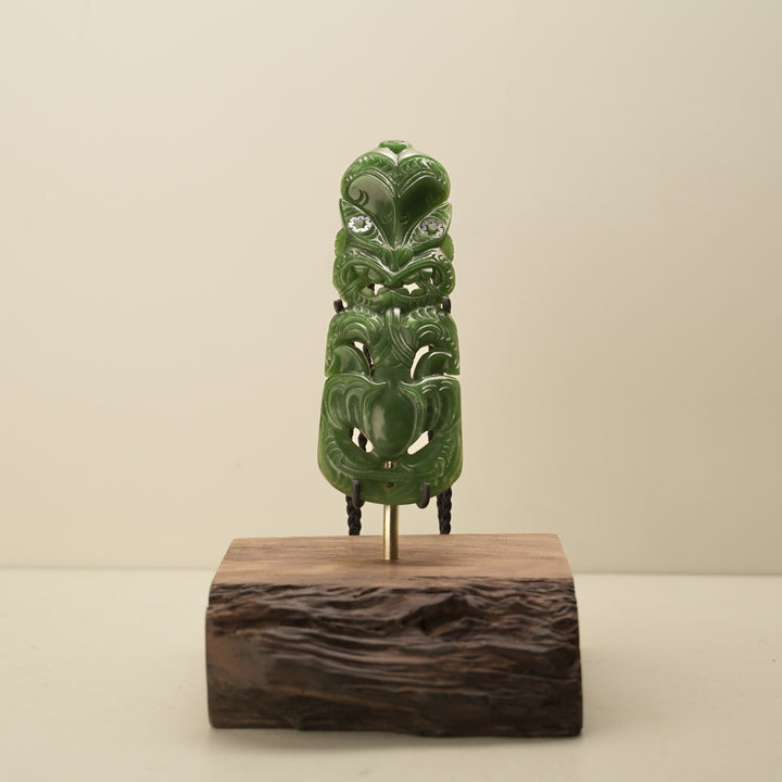 Hei Tiki Pounamu Whakairo Sculpture