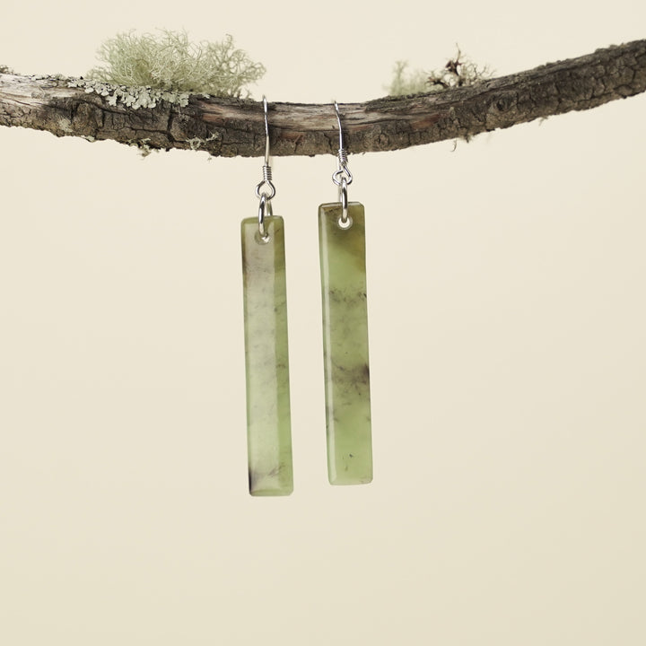 Drop Kahurangi Pounamu Small Earrings 40mm