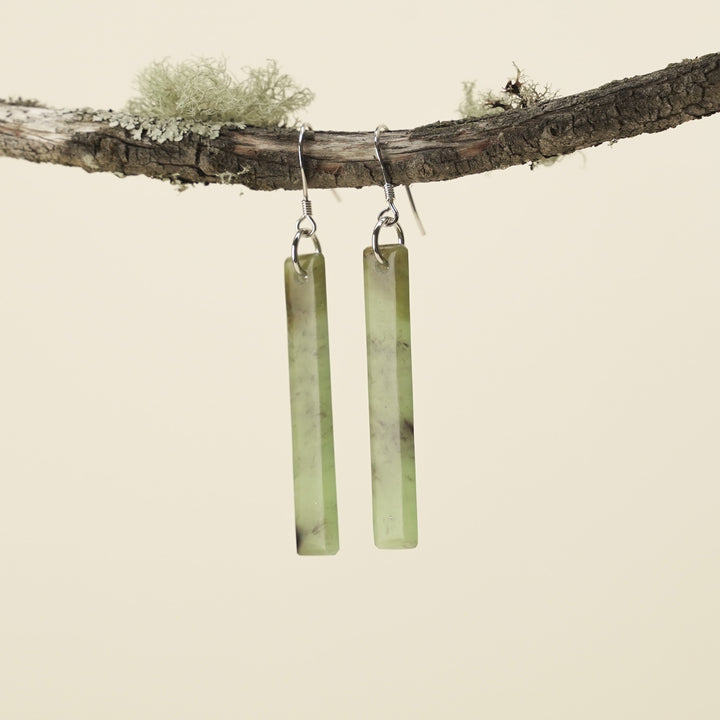 Drop Kahurangi Pounamu Small Earrings 40mm