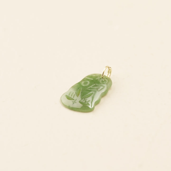 Hei Tiki Greenstone Charm 13mm