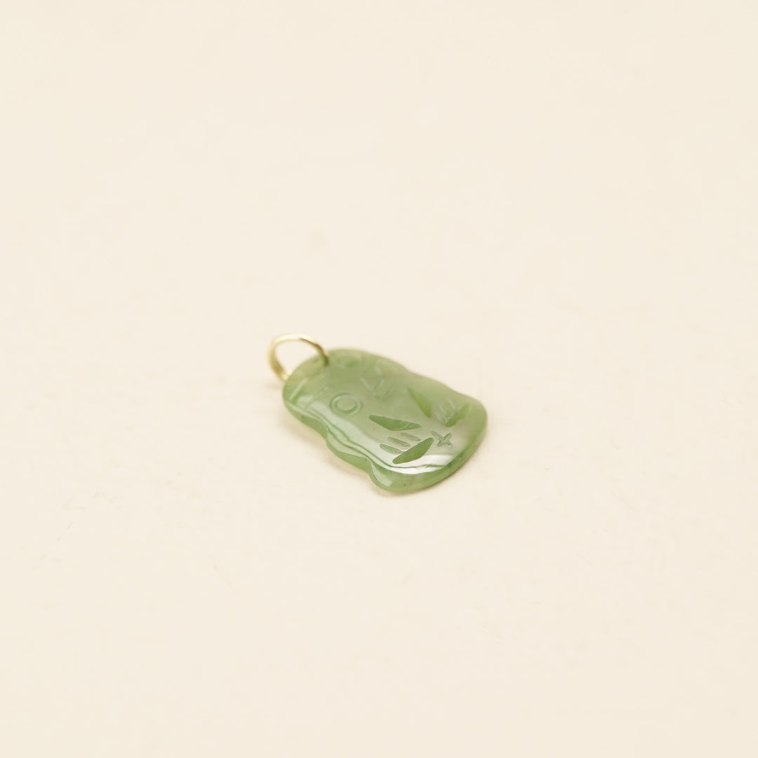 Hei Tiki Greenstone Charm 13mm