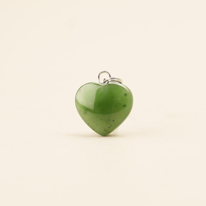 Greenstone Manawa Heart Charm